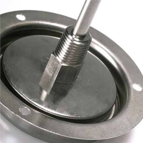 帶后法蘭雙金屬溫度計(jì)