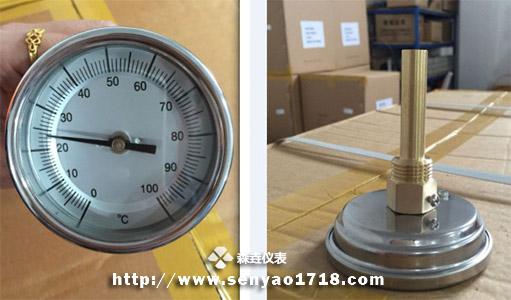 雙金屬溫度計的保護管長度含螺牙長度嗎？