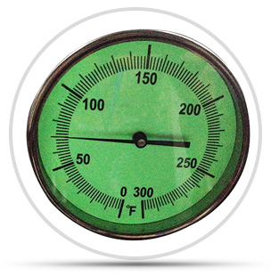 夜光可視雙金屬溫度計(jì) 型號(hào)：T300GD