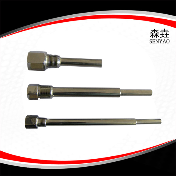 雙金屬溫度計與套管怎么接？