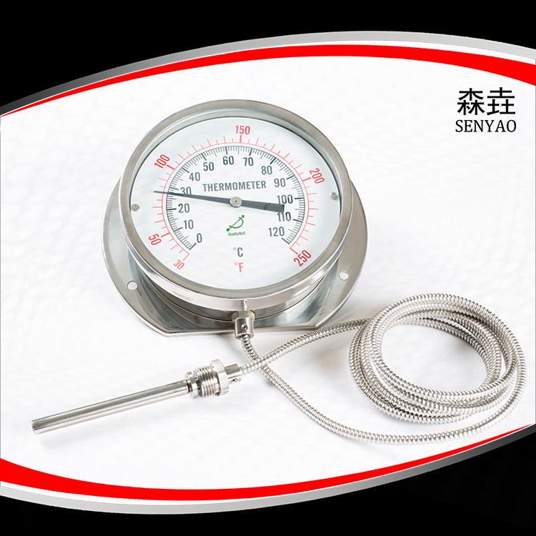 安裝壓力式溫度計的注意事項