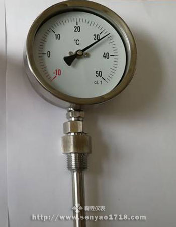 WSS-411雙金屬溫度計(jì)感溫管長(zhǎng)度