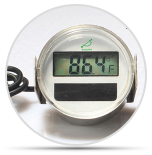 帶輸出線太陽能溫度計如何安裝？