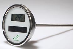 太陽能電子溫度計(jì)成功案例