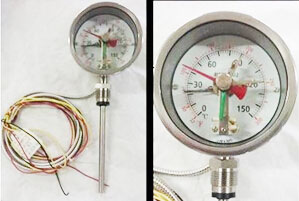 電接點(diǎn)帶警報(bào)雙金屬溫度計(jì)成功案例