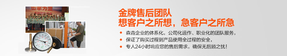 金牌售后團隊，想客戶之所想，急客戶之所急